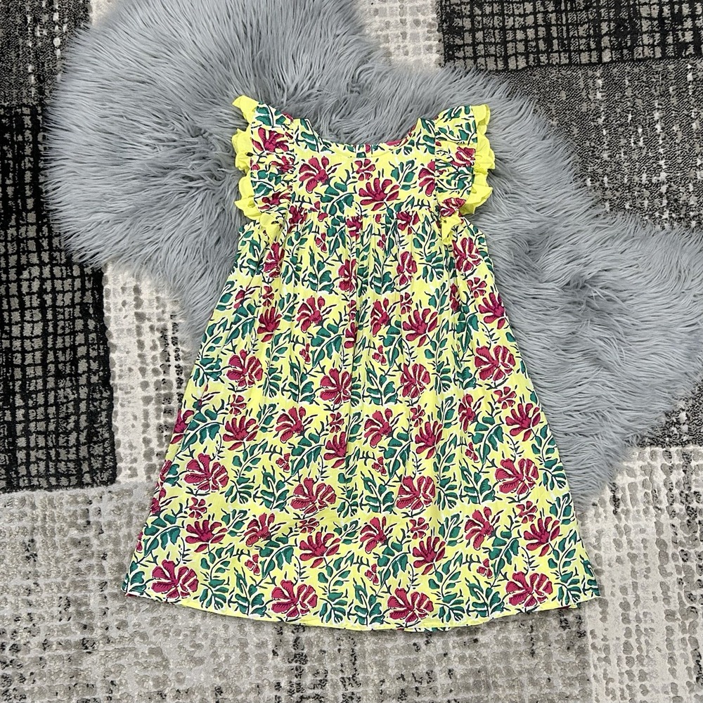 LISON Paris Girls Couture Fashion Freesia Yellow Dress Size 8Y ($108)